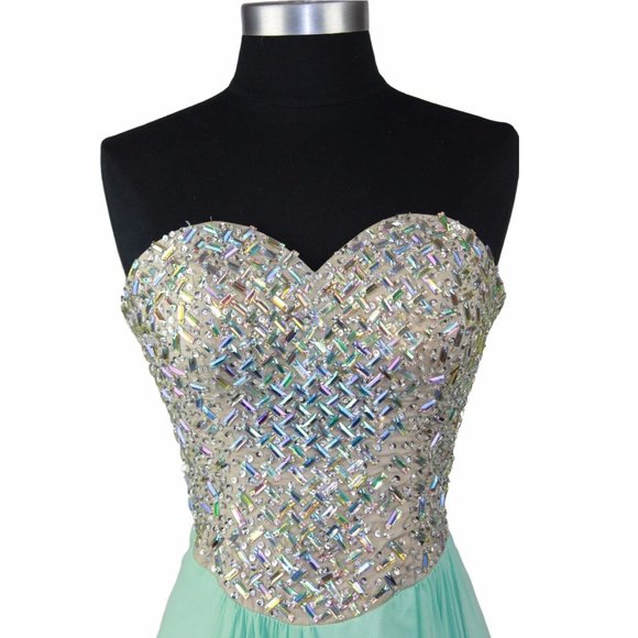 Women's Long Dress Chiffon Evening Party Formal Bridesmaid Prom Ball Gown Dress - Picture 2 of 5